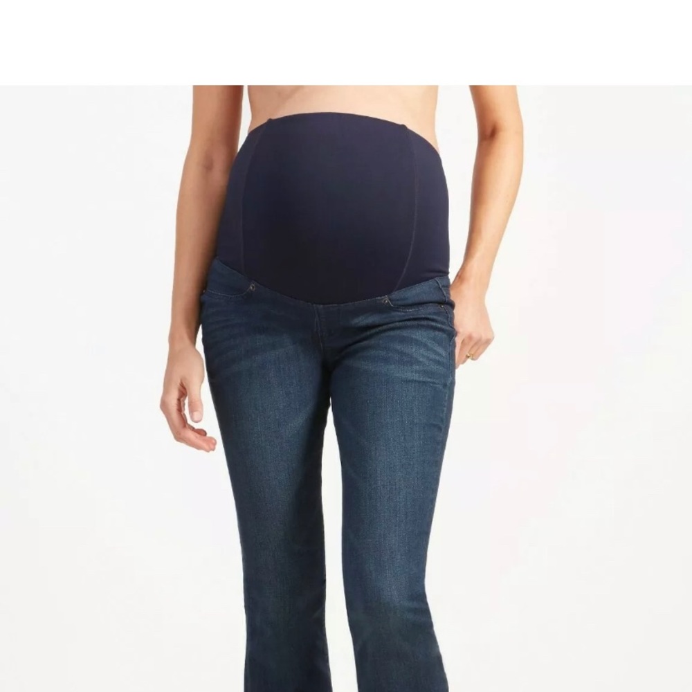 ingrid and isabel Gracie Flare Maternity Jeans